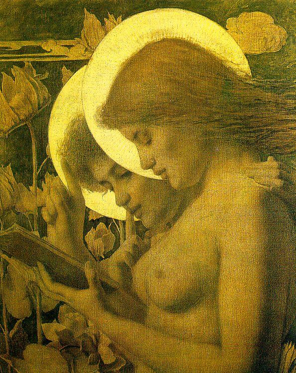 Louis Welden Hawkins The Haloes oil painting image